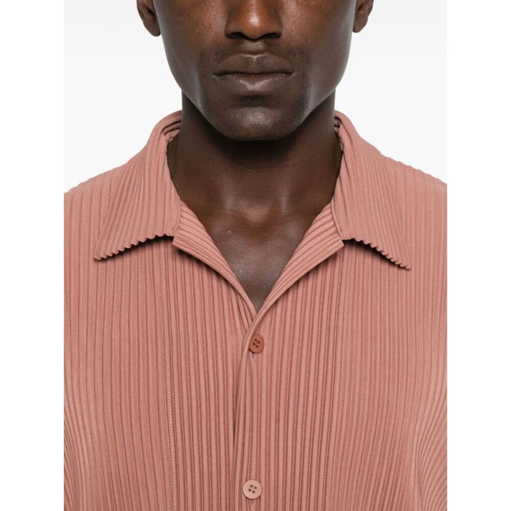 Homme Plisse' Issey Miyake Men Pleated Polo Shirt - Picture 4 of 5